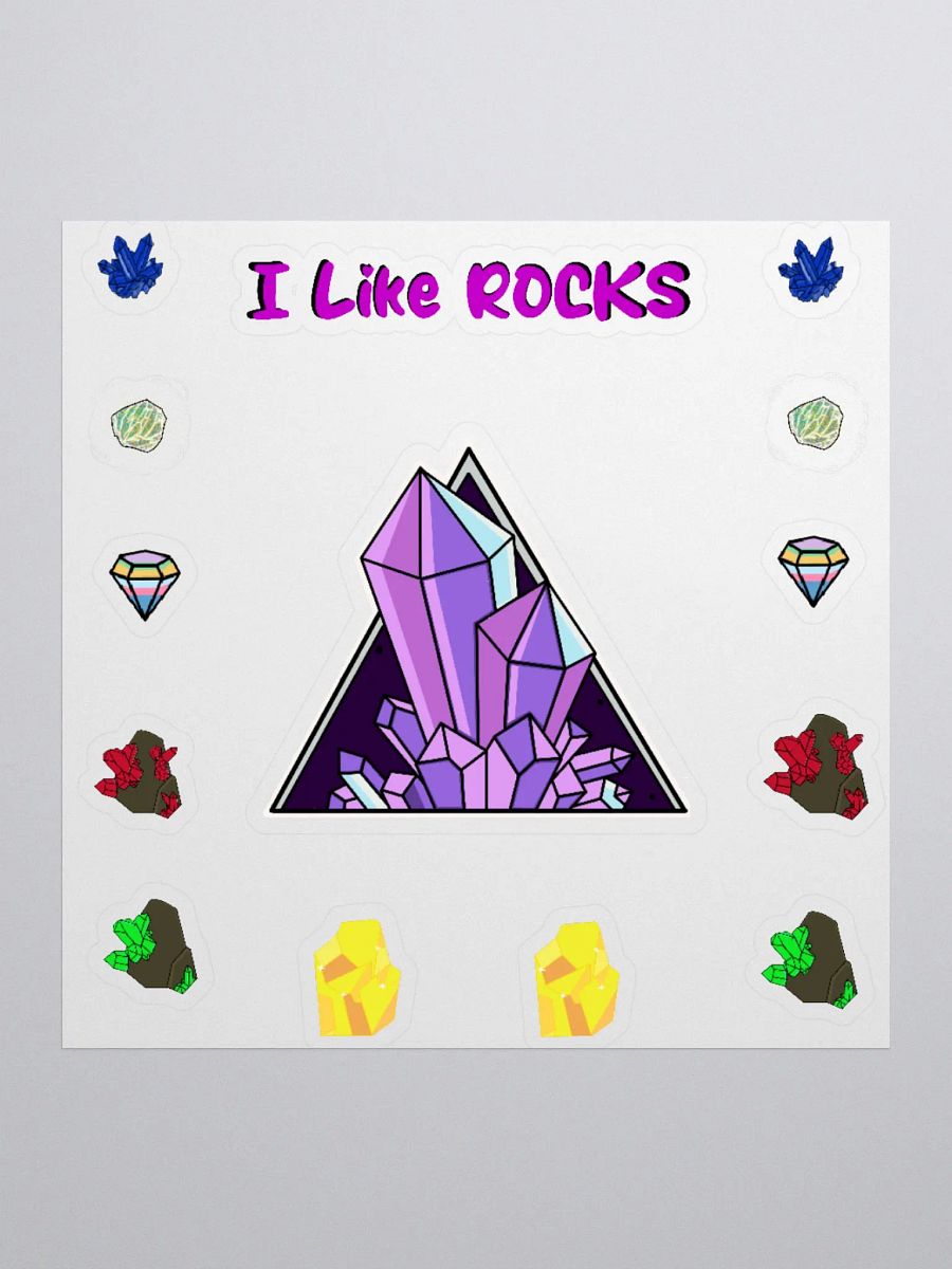 I Like Rocks Variety stickers product image (2)