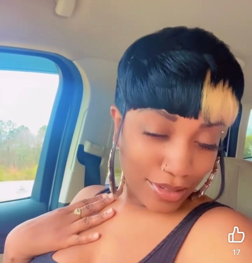 Two tone bang short wig product image (3)