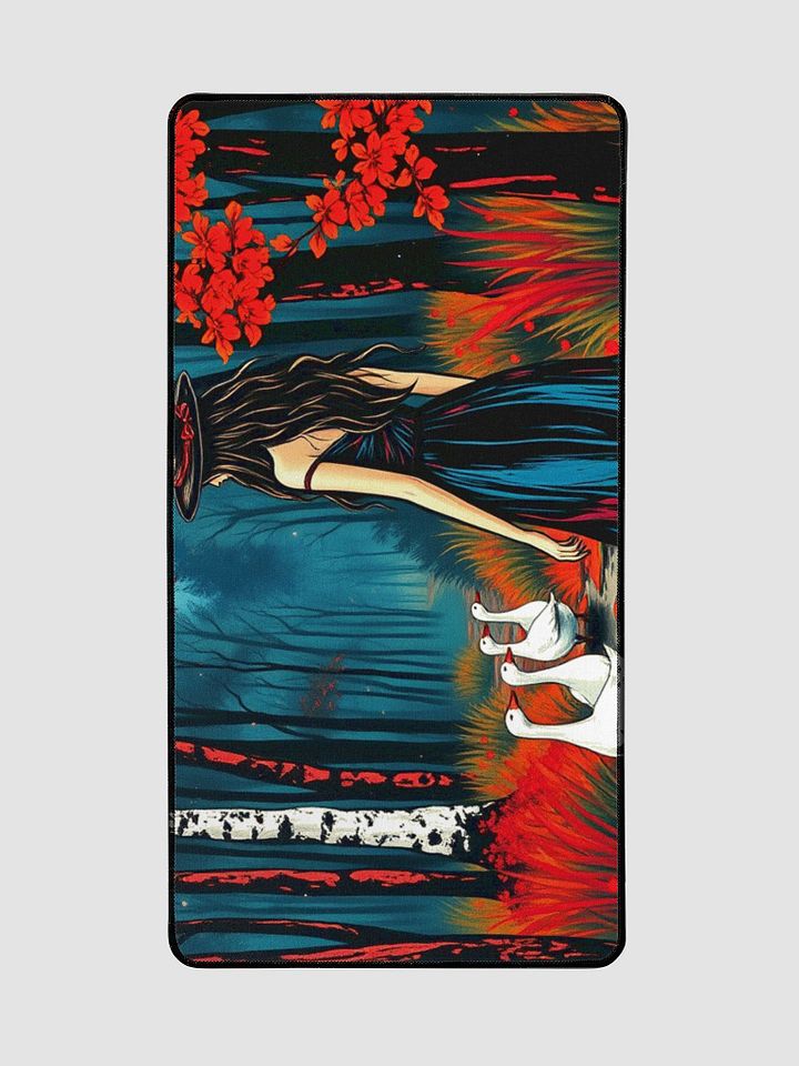 A walk with the geese, Neoprene Desk Mat product image (2)