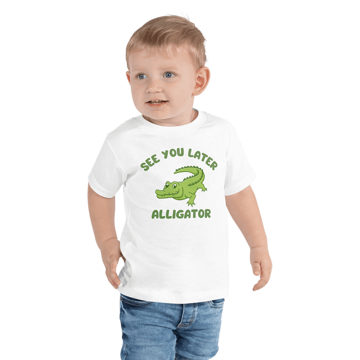 See You Later Alligator Toddler T-Shirt product image (5)