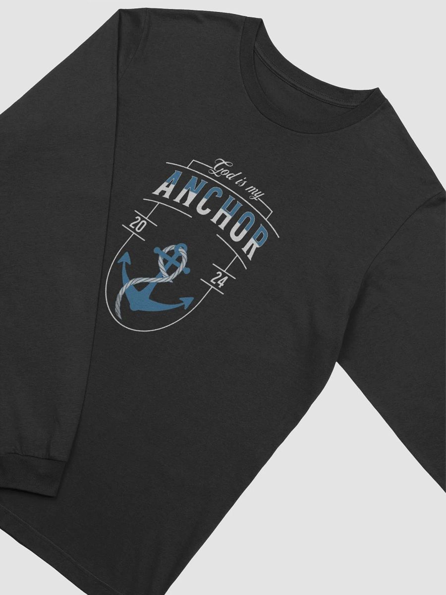 God is My Anchor Eco Long Sleeve T-Shirt - Christian Inspired product image (3)