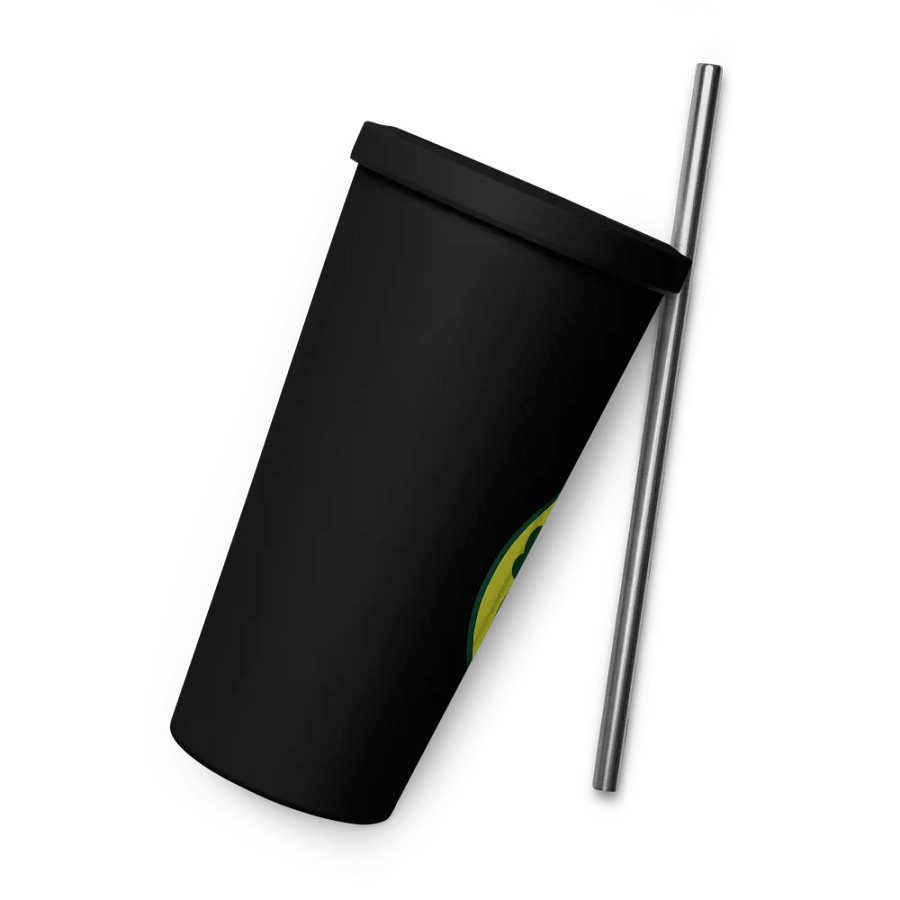 Insulated Tumbler with a Straw (LEAF) product image (9)