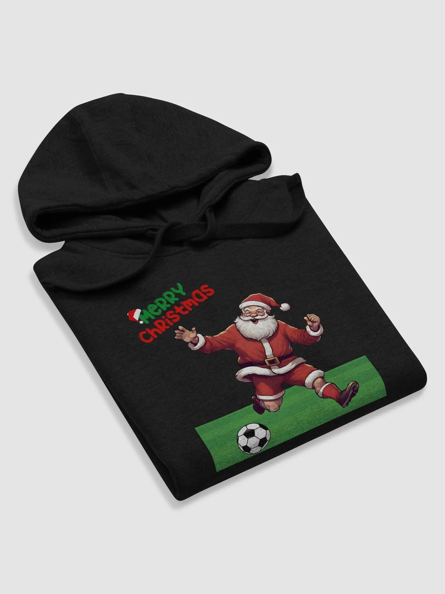 FootBalling (Soccer) Santa Christmas Hoodie product image (28)