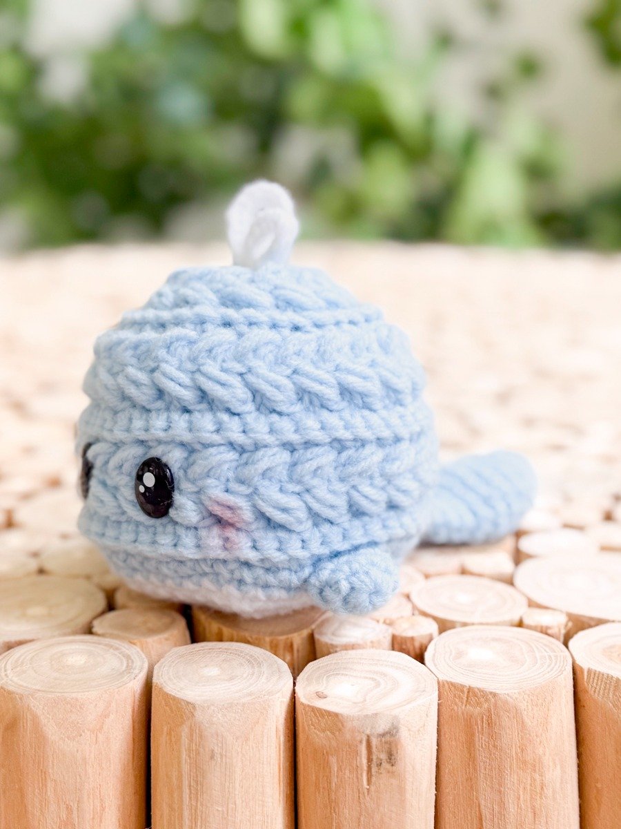Easy Crochet Whale Pattern | No-Sew Amigurumi Using the Wheat Stitch product image (7)