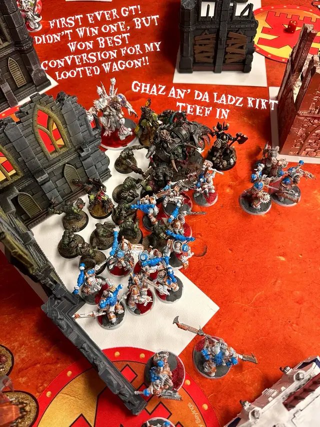 Oi, I won best conversion with my looted wagon! #warhammer40k #warhammercommunity #orktober #orks #orks40k 