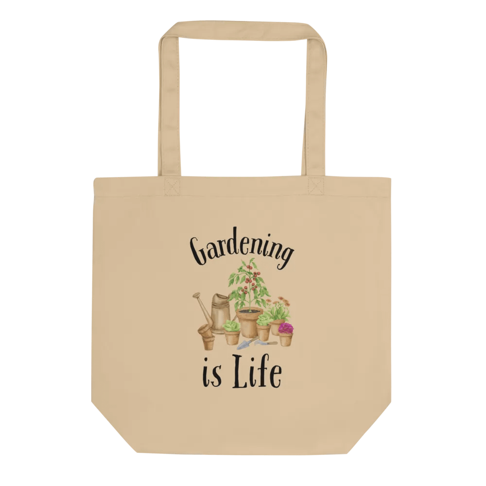 Gardening is Life Organic Cotton Tote Bag product image (2)