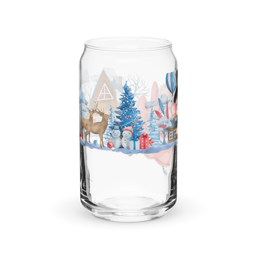 Warm Winter Embrace Can-Shaped Glass | Four Seasons of Love Collection product image (10)