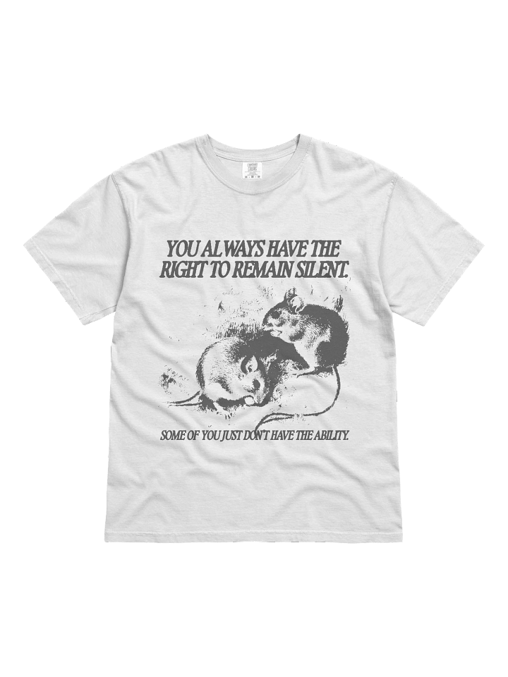 Remain Silent Tee product image (1)