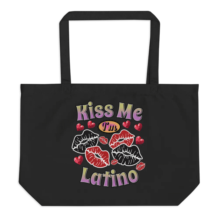 Kiss Me Im Latino Organic Cotton Tote product image (1)