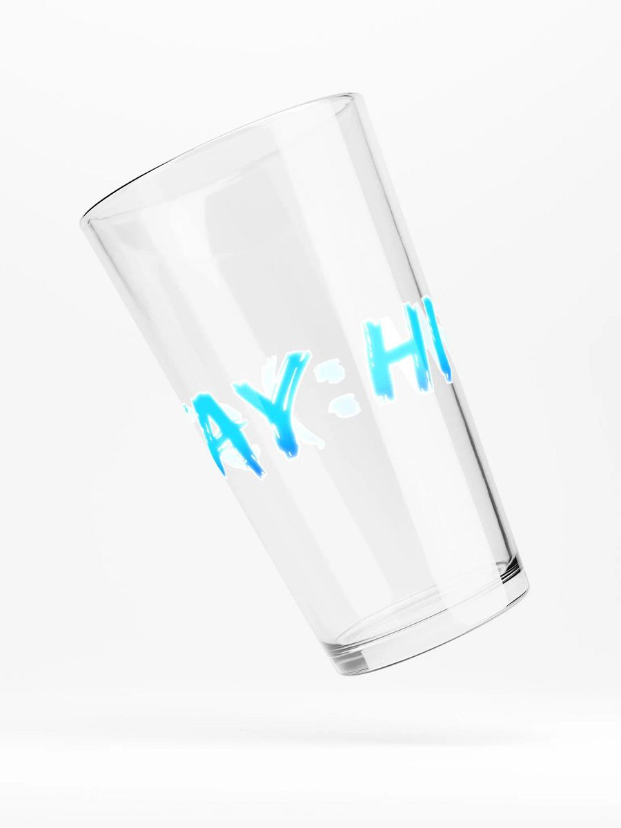 Stay High Shaker Pint 16 oz Glass (Blue Text) product image (4)