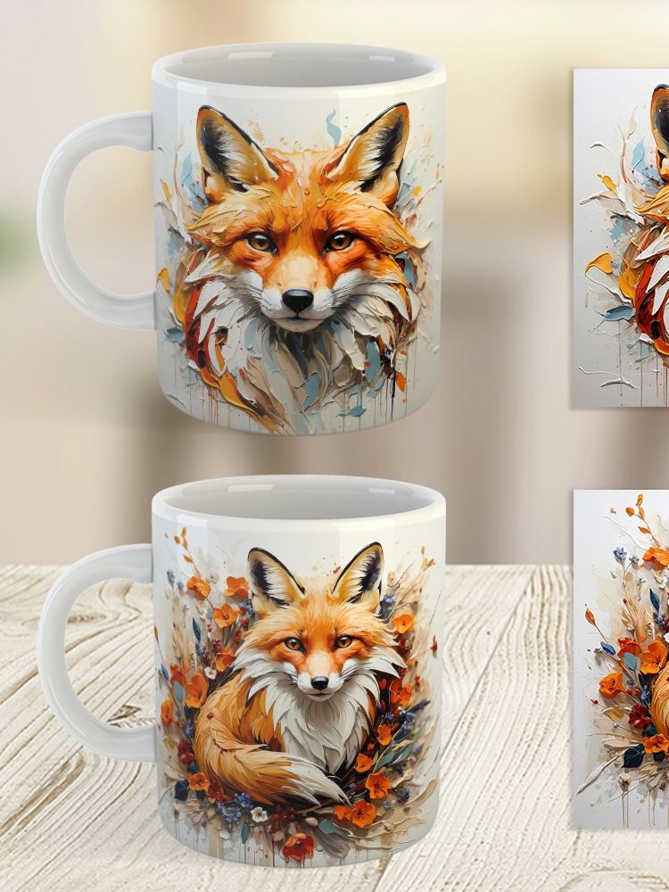 Moss and Moonlight Fox Series Mug product image (8)