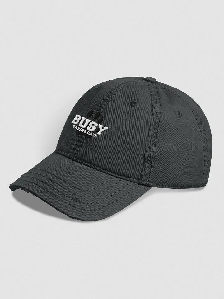 busy saving cats dad hat product image (2)