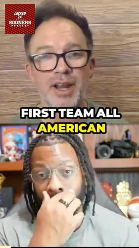 Sleeper to join Danny Stutsman on the All American list?! These guys! #oudna #boomersooner #oklahomasooners #oklahoma #sooner...