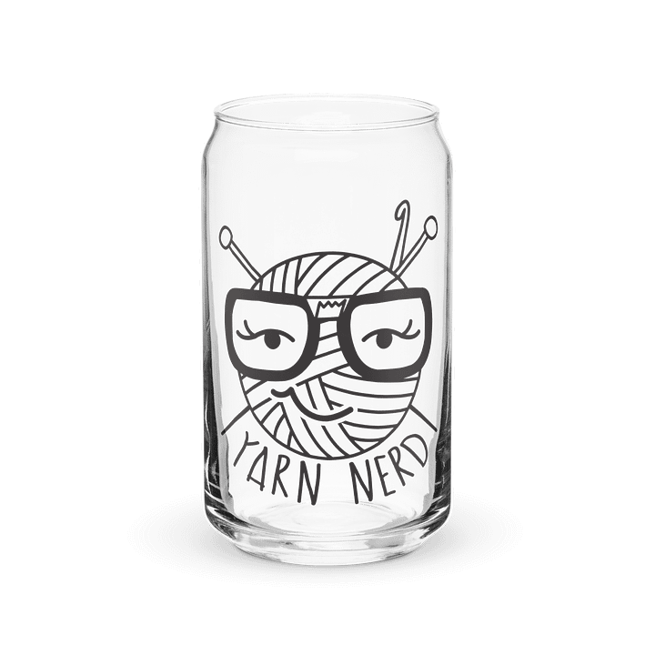 Yarn Nerd Can-Shaped Glass product image (2)