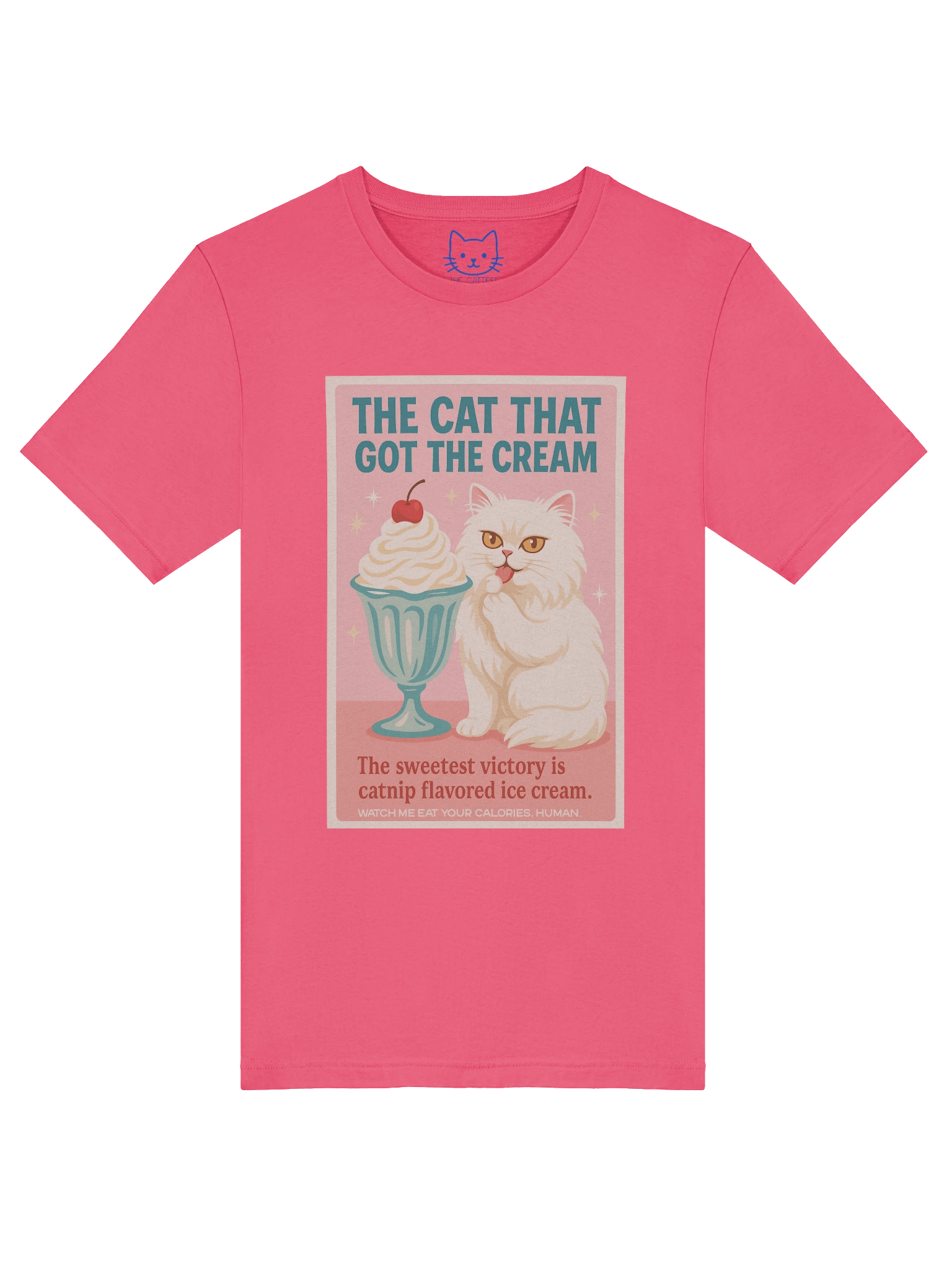 The Cat That Got the Cream Catnip Dessert Unisex T-Shirt product image (77)