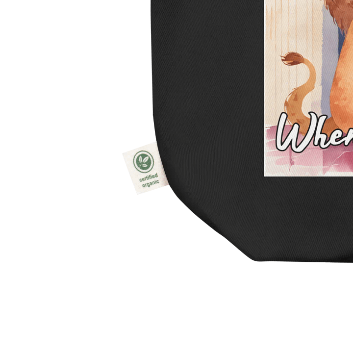 I'm Not Lion Tote Bag product image (2)