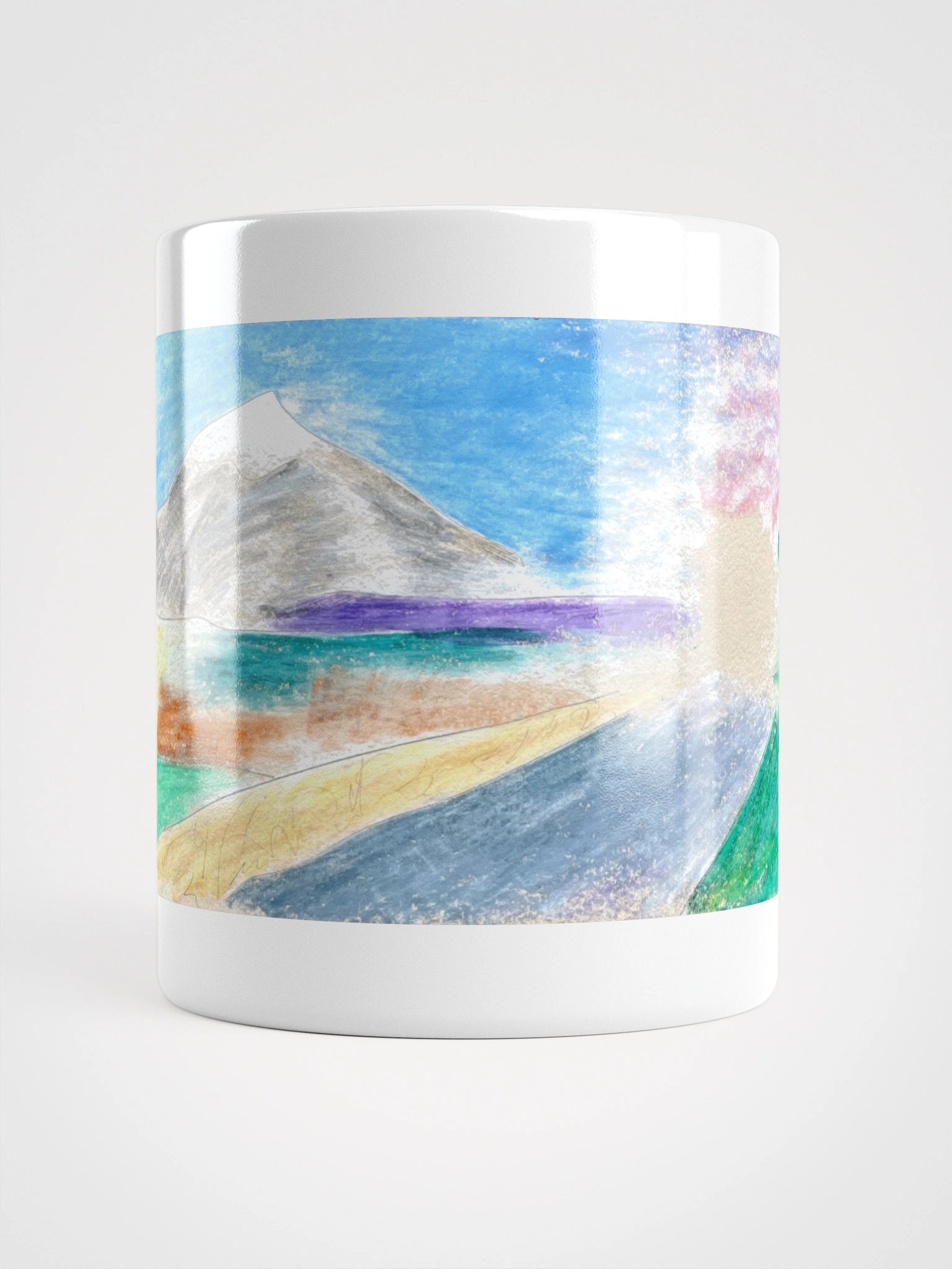 Passing Paradise 01.20.87 White Glossy Mug product image (11)