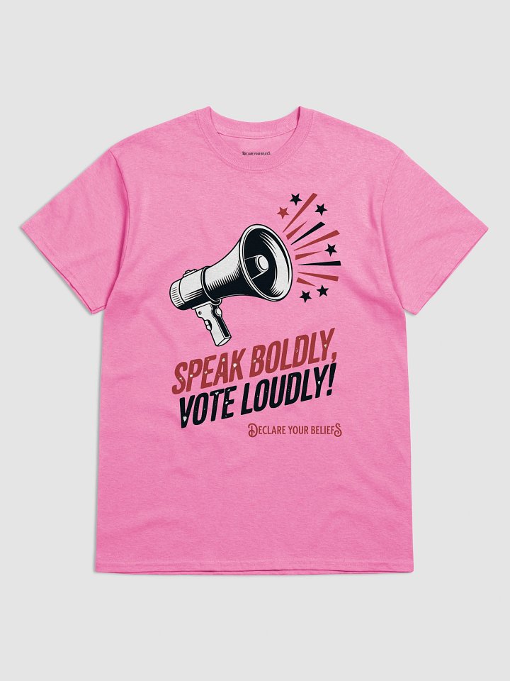 Speak Boldly Vote Loudly Megaphone Tee product image (11)