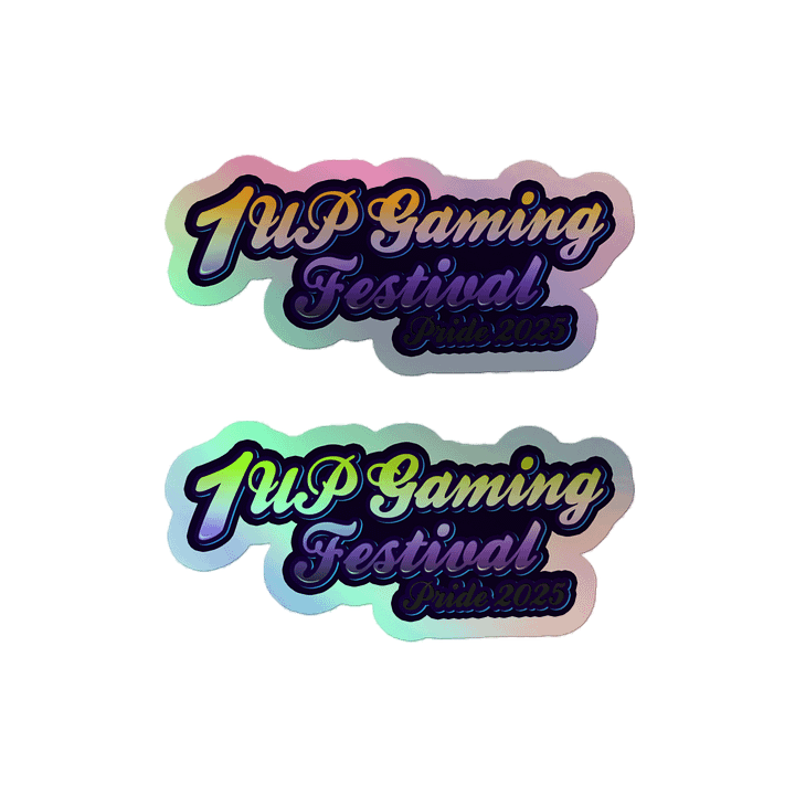 1UP Gaming Festival Nonbinary Pride 2025 Stickers product image (2)
