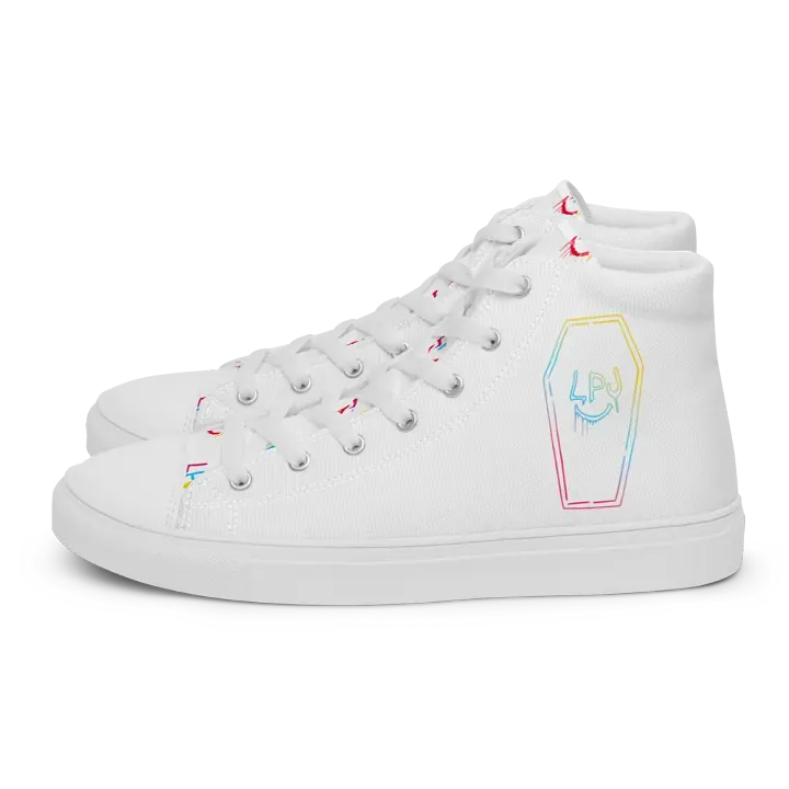 LPJ White Canvas Hi-Top Shoes product image (2)