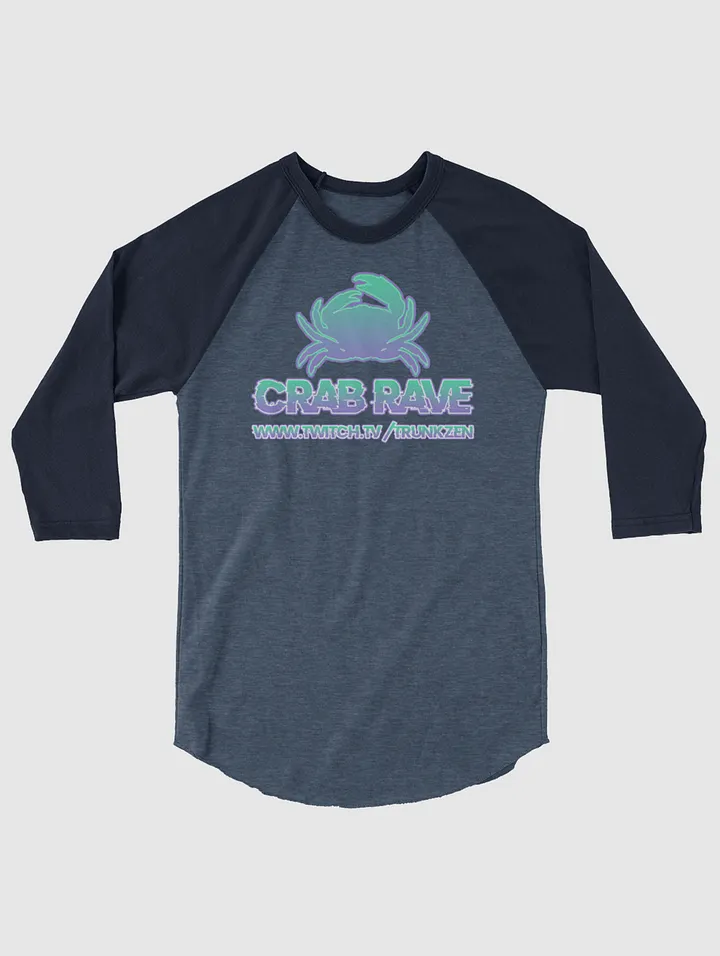 TZCrab Rave 3/4 sleeve raglan shirt product image (1)
