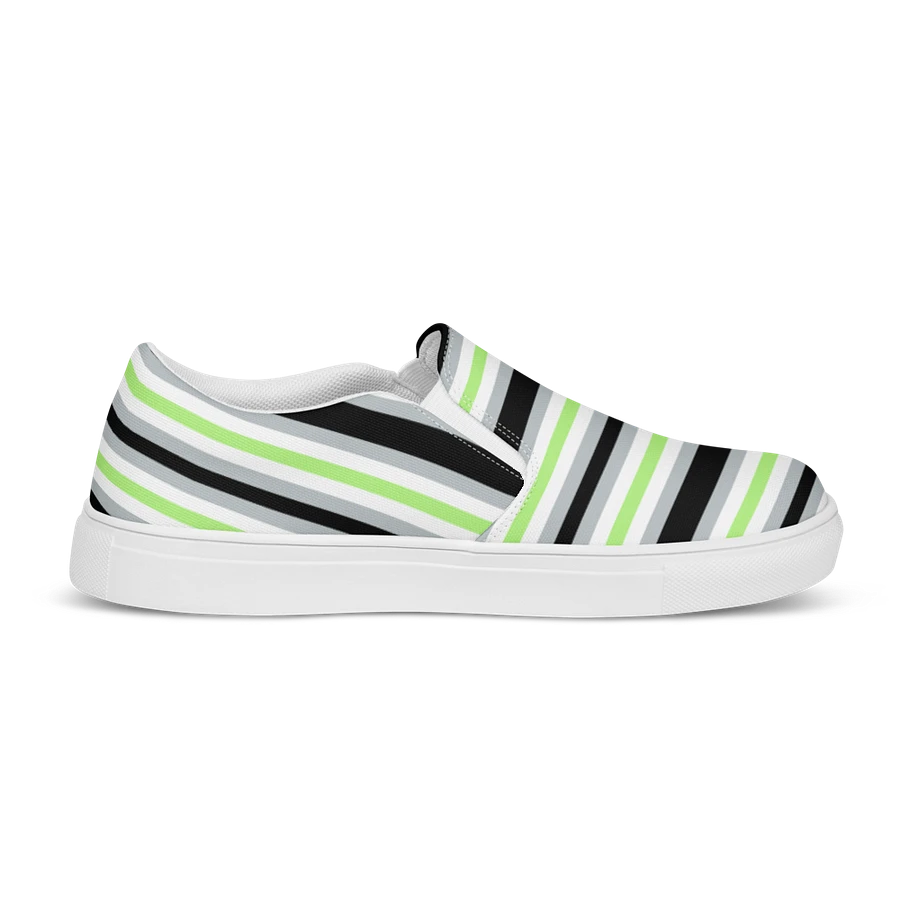 Mens Slip On Canvas - Agender Stripe product image (6)