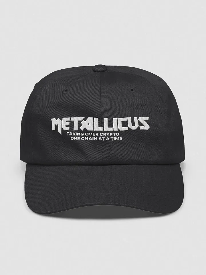 THE UNOFFICIAL METALLICUS DAD HAT [BLACK / CRANBERRY / NAVY)] product image (2)