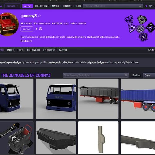 Black Friday prices on all products 50%!! Use the code BLACK50 https://cults3d.com/en/users/conny3/3d-models