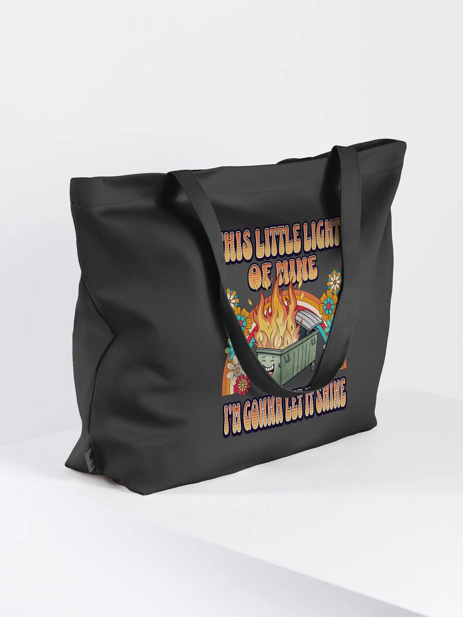 This Little Light Of Mine Flaming Dumpster Fantasy Tote product image (1)