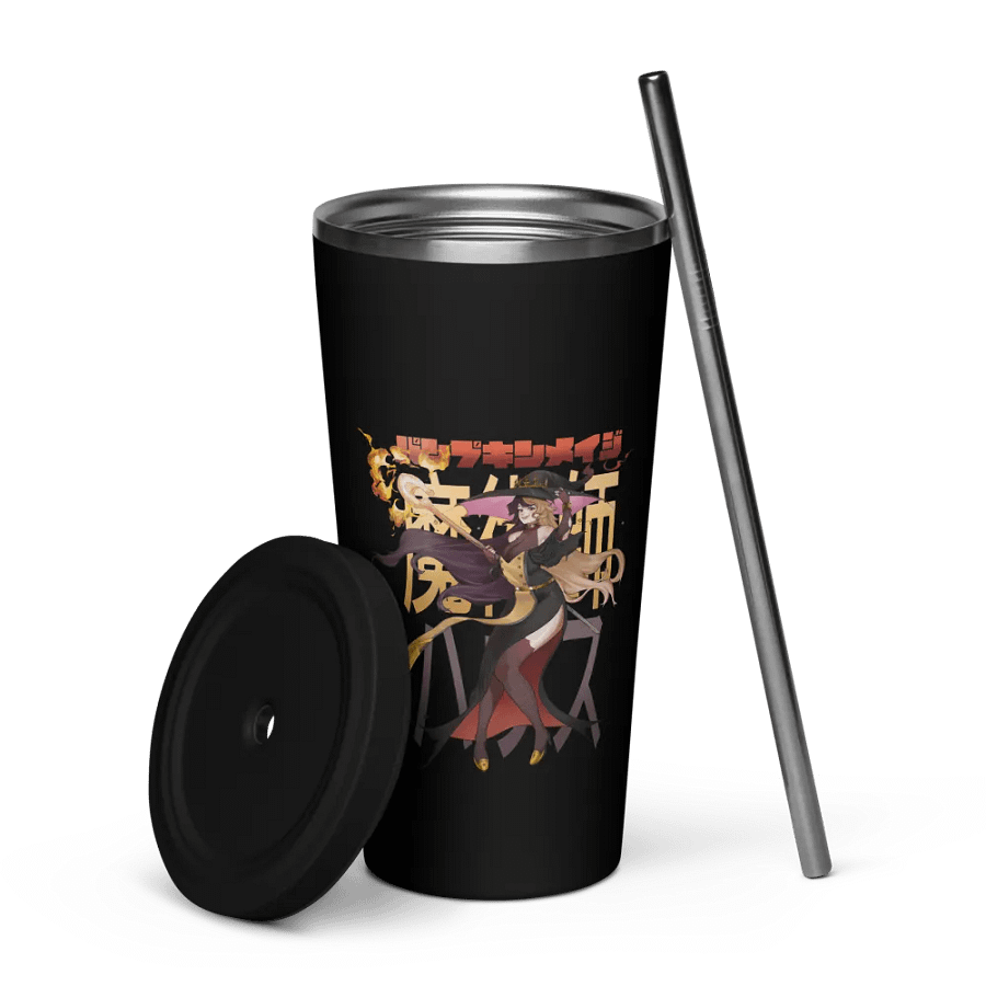 Pumpkin Mage: Goddess of the Gourds - Insulated Tumbler w/ Straw product image (4)