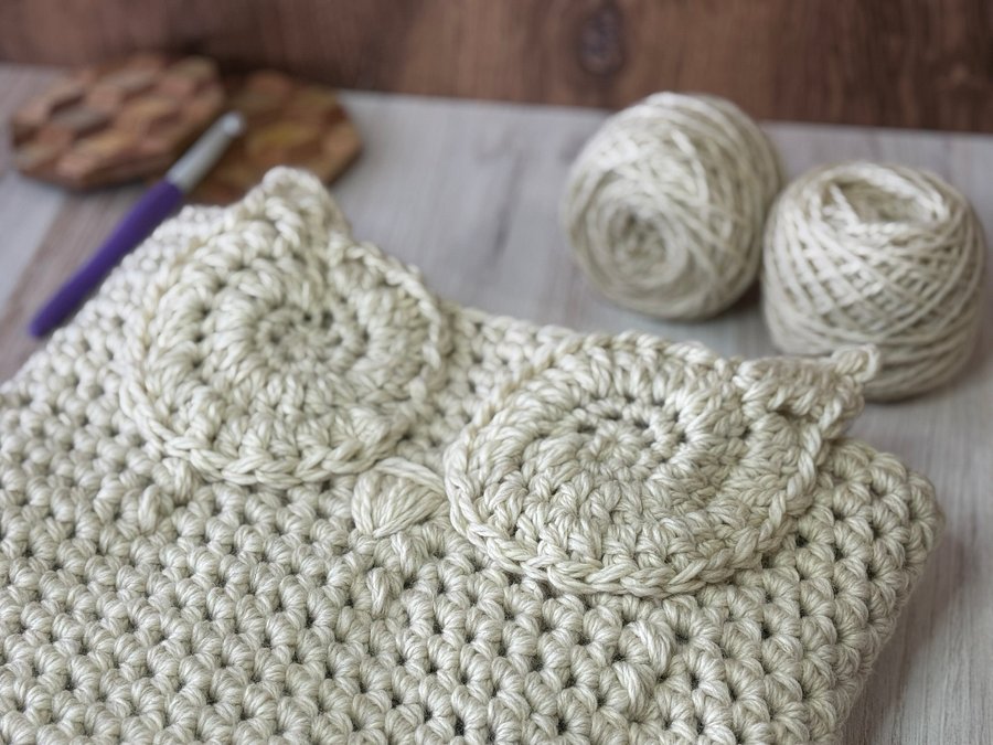Owl Basket Crochet Basket product image (3)