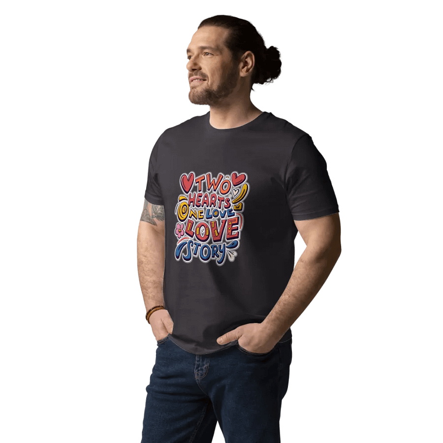 Two Hearts, one love story T-shirt product image (12)