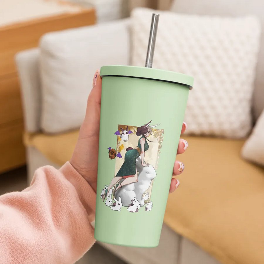 Pumpkin Mage: Year of the Rabbit - Insulated Tumbler w/ Straw product image (9)