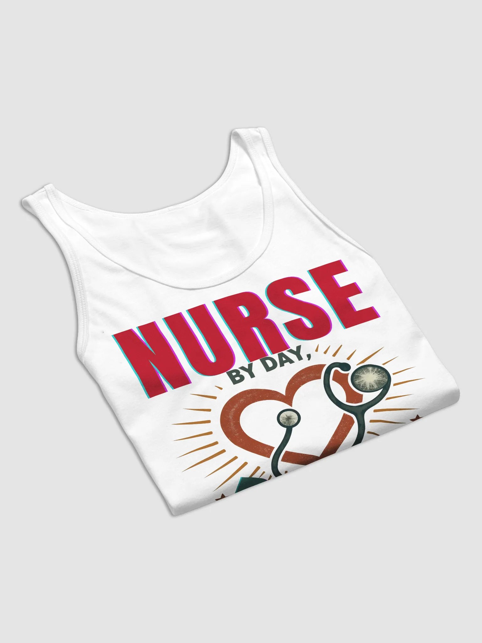 Nurse by Day, Dad by Always Tank Top product image (29)