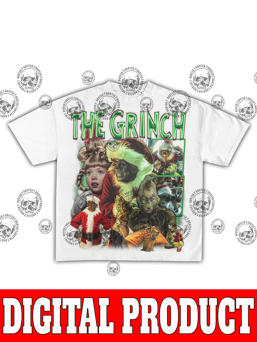 The Grinch Merry Christmas Vintage Bootleg Graphic product image (2)