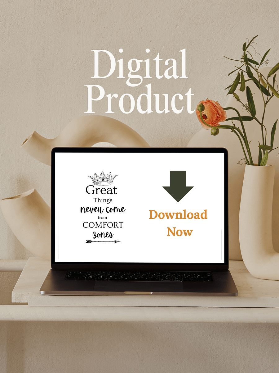 Digital Download 'Great Things' Motivational Poster product image (3)