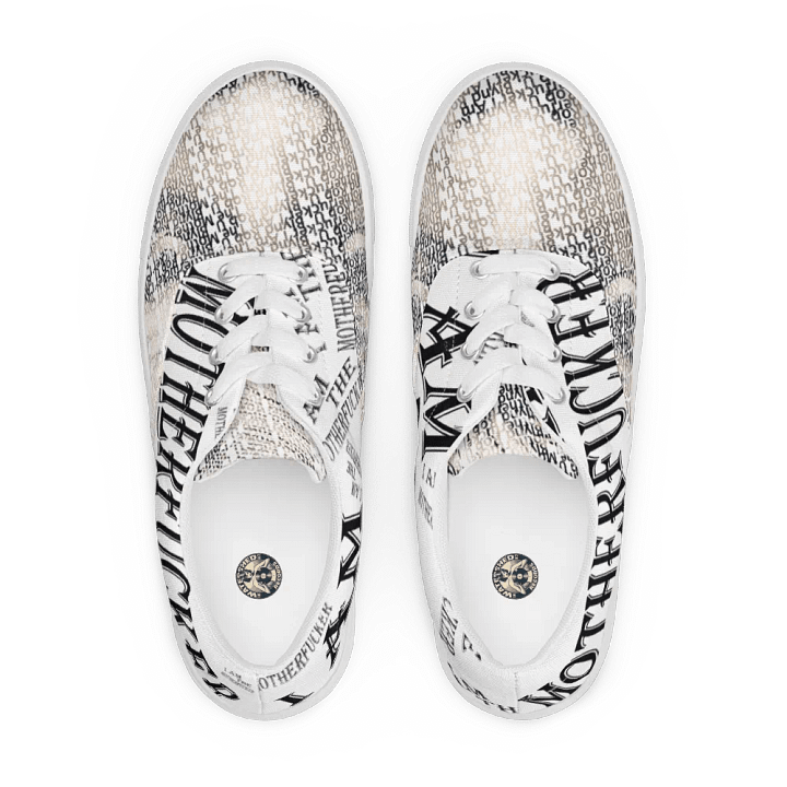 I Am The Motherfucker/Rob Vinyl Typography Trainers product image (1)
