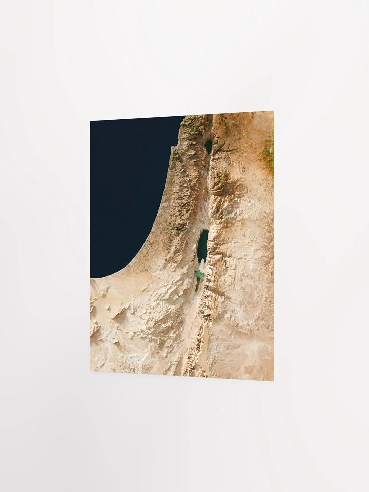Realistic Israel Topographical Map product image (4)
