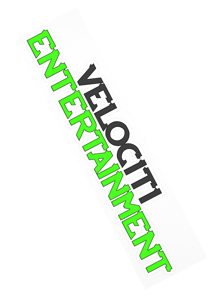 Kiss Cut Sticker Velociti Entertainment product image (2)