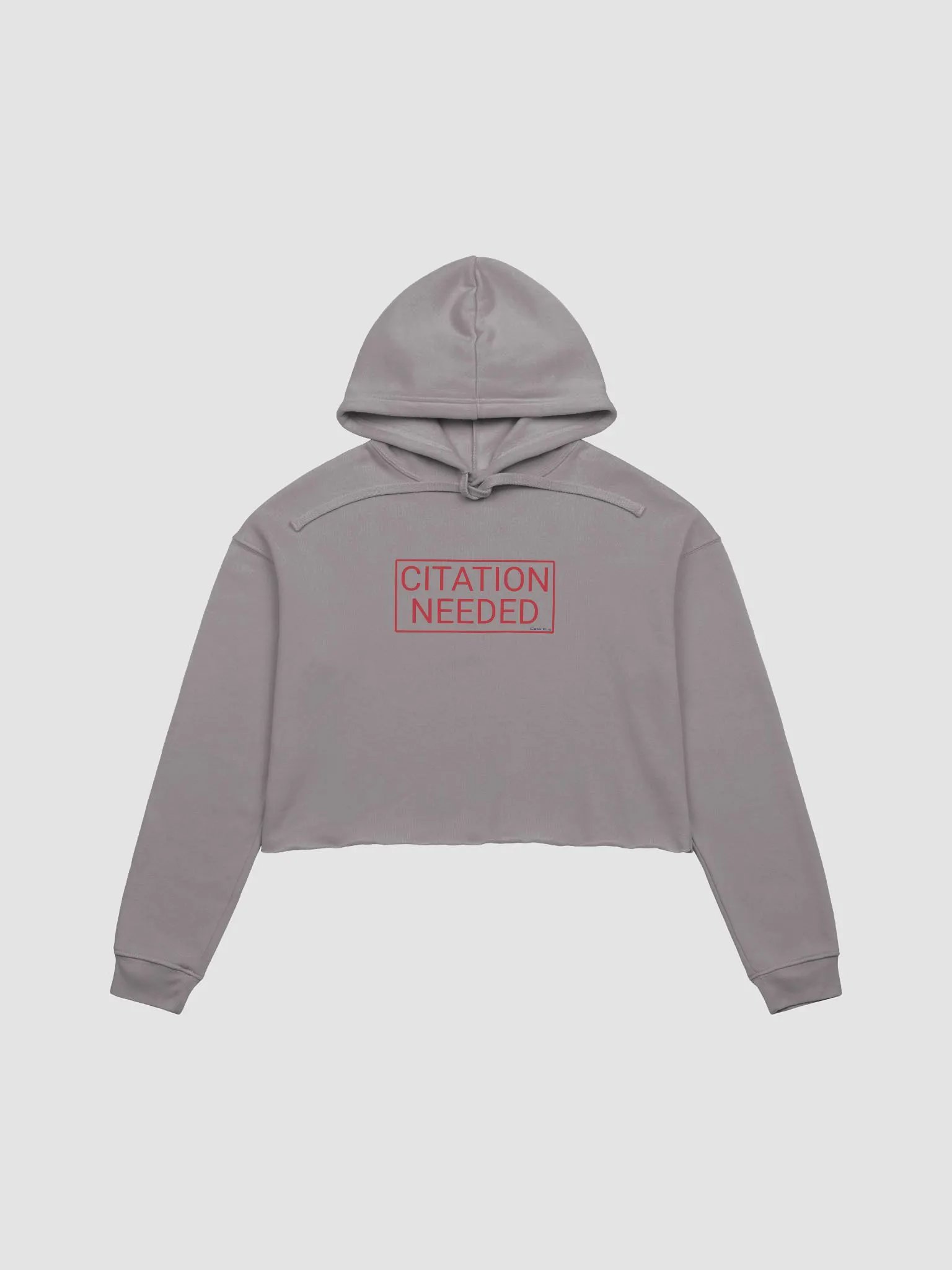 Citation Needed Fleece Crop Hoodie product image (29)
