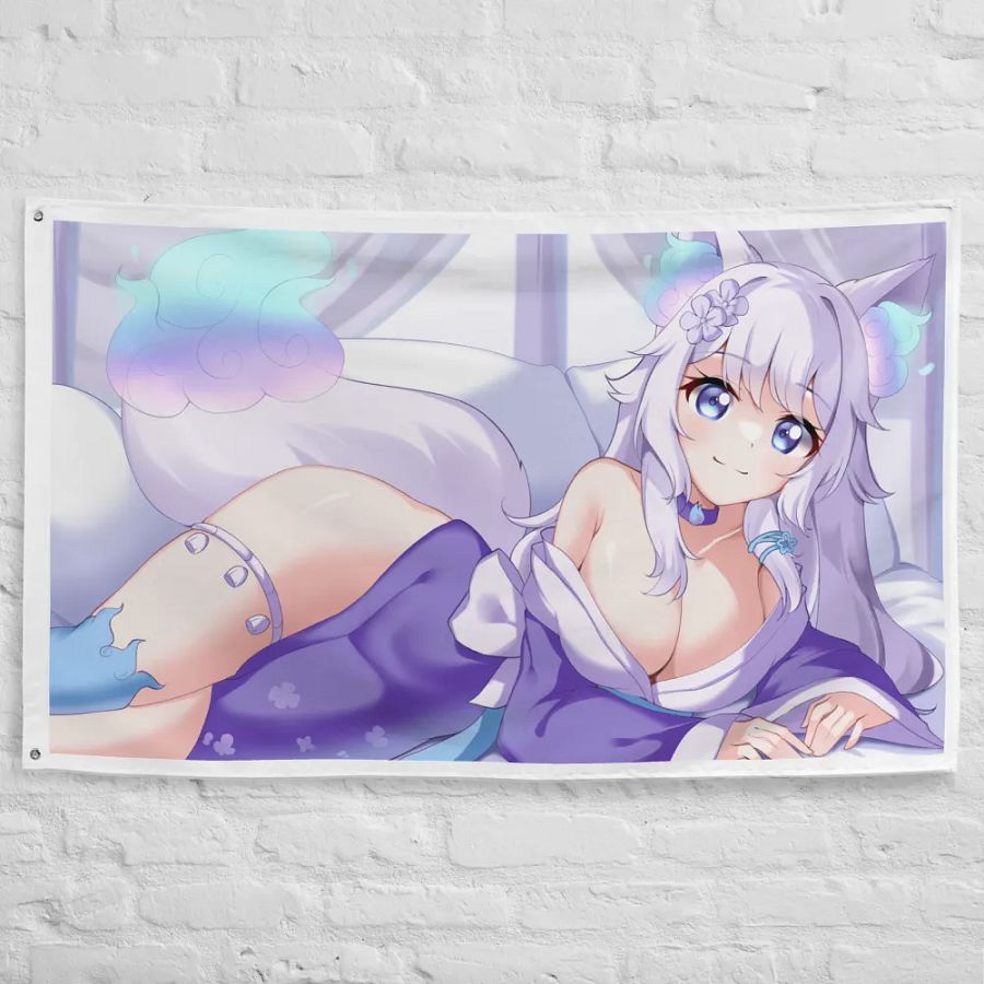 Sakiyosa All-Over Print Flag product image (10)