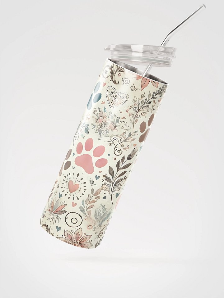 Whimsical Paw Prints Stainless Steel Tumbler product image (3)
