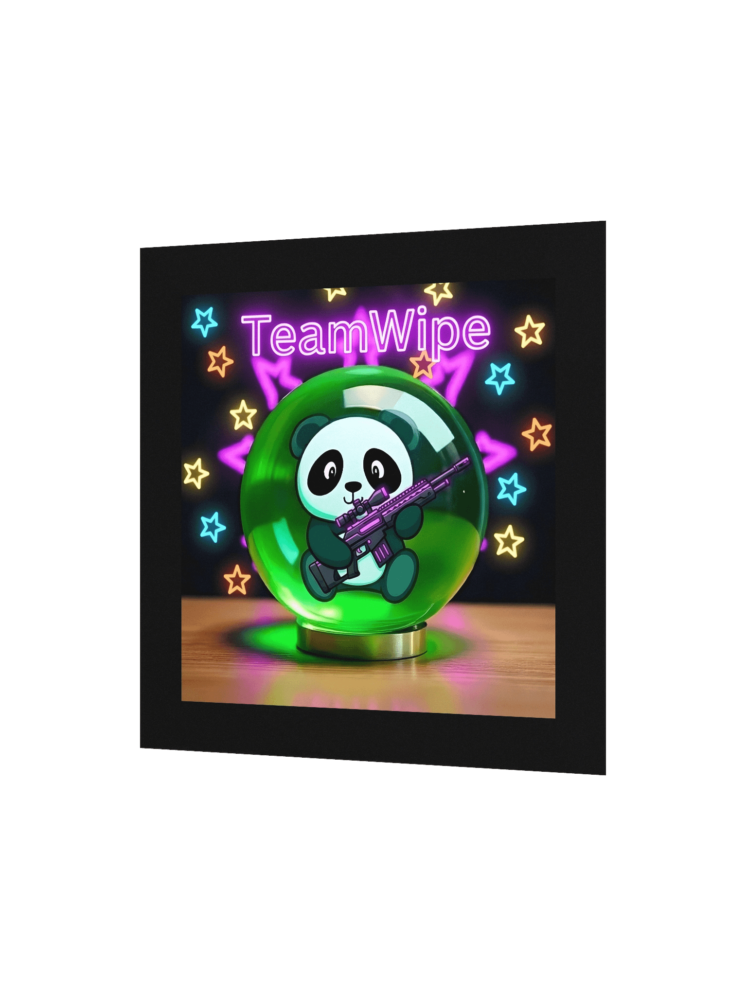 Neon Panda TeamWipe Poster product image (5)
