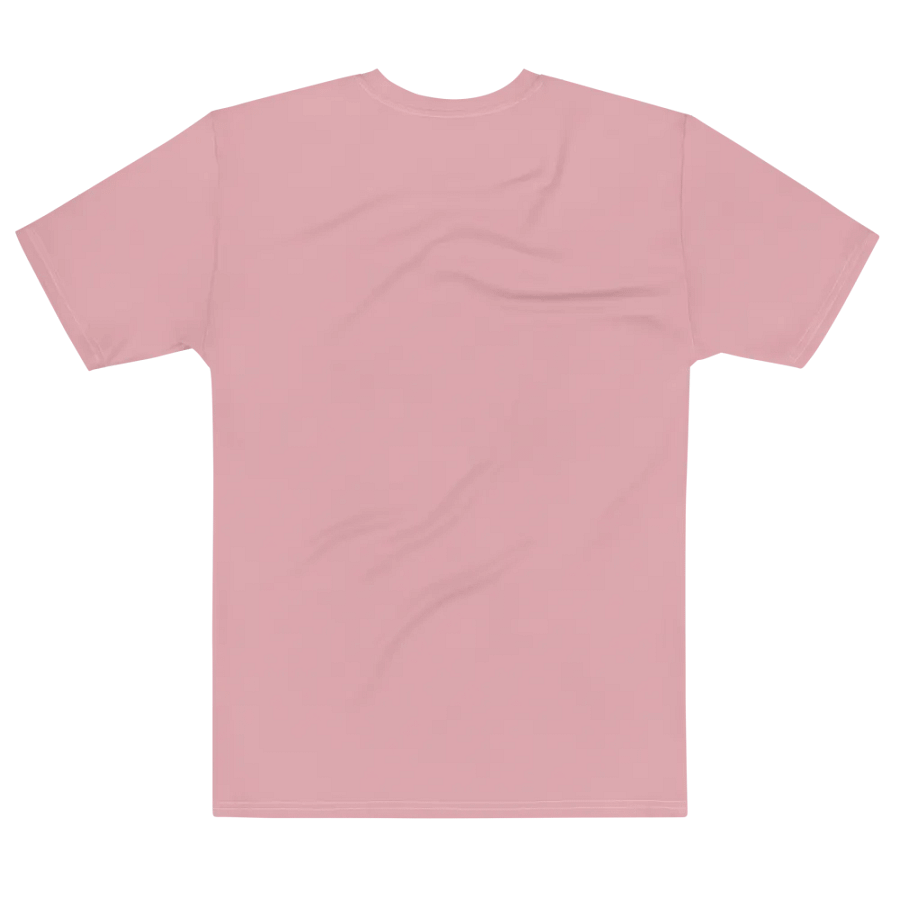 Plain Dusty Light Pink Soft Summer Men's Crewneck Polyester Heavyweight Premium T-Shirt by Treasure Pie product image (7)