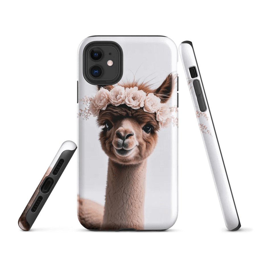 Floral Alpaca Tough Case for iPhone® product image (4)