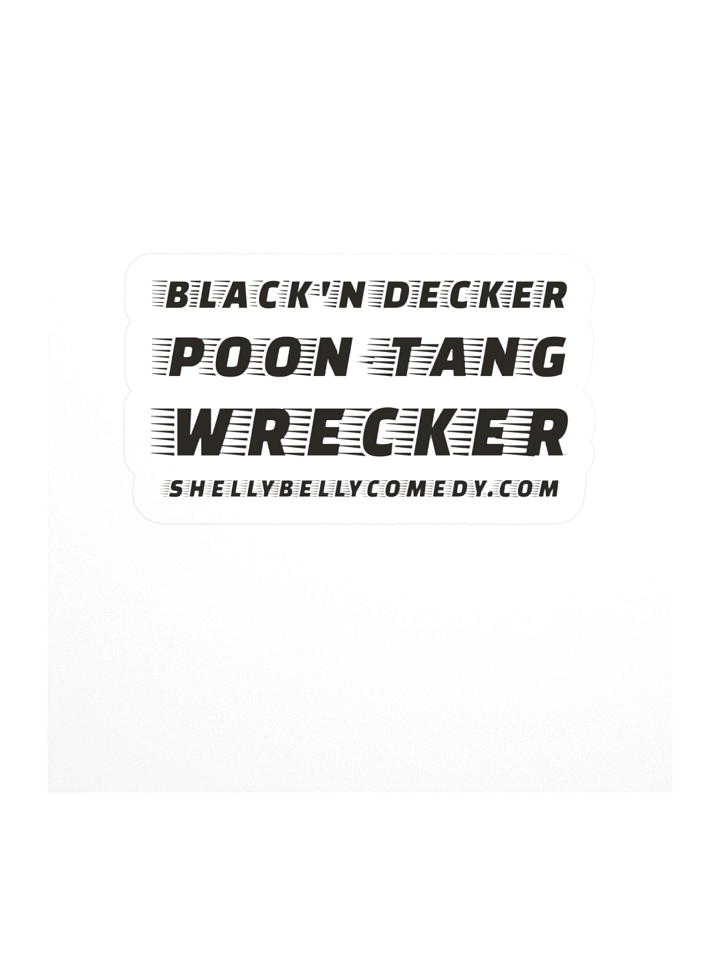 Black 'N Decker Poon-Tang Wrecker 3X3 STICKER product image (1)