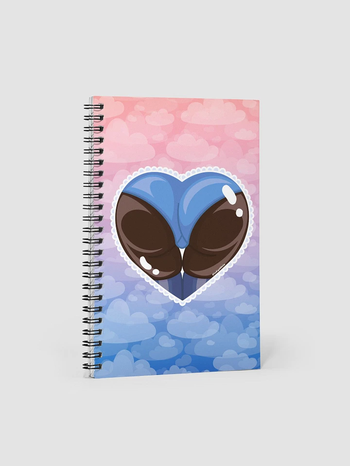 Blue Heart Booty Notebook product image (1)