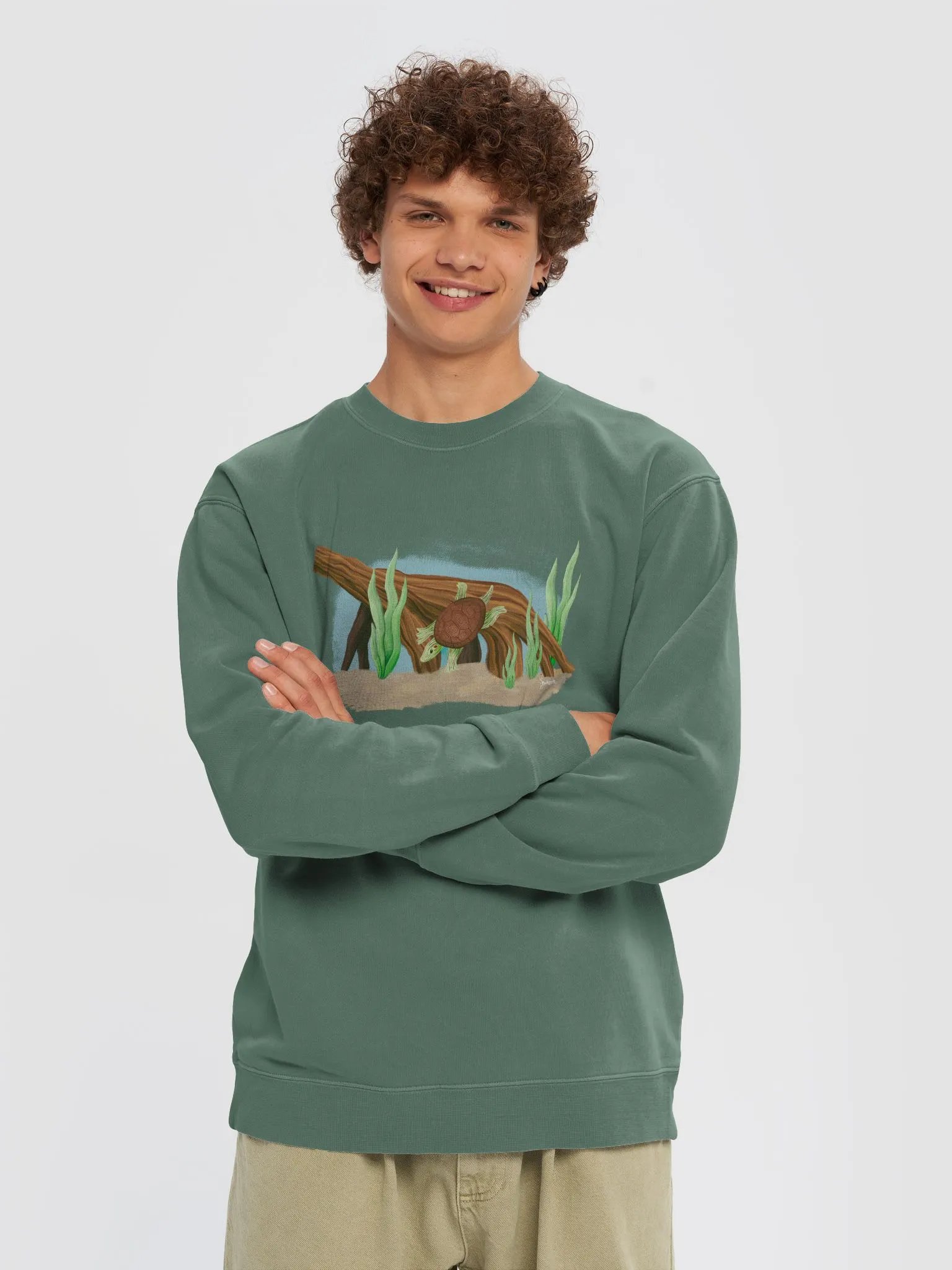 Log Sweater ~ Aquarium Collection product image (2)