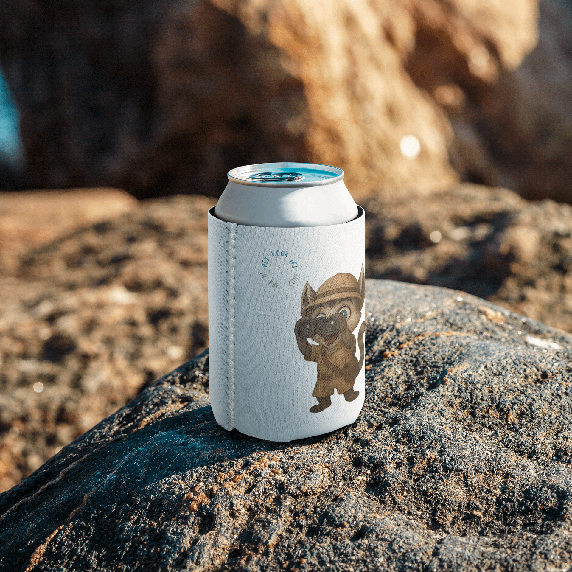 Coozie Can Cooler lemur jungle product image (8)