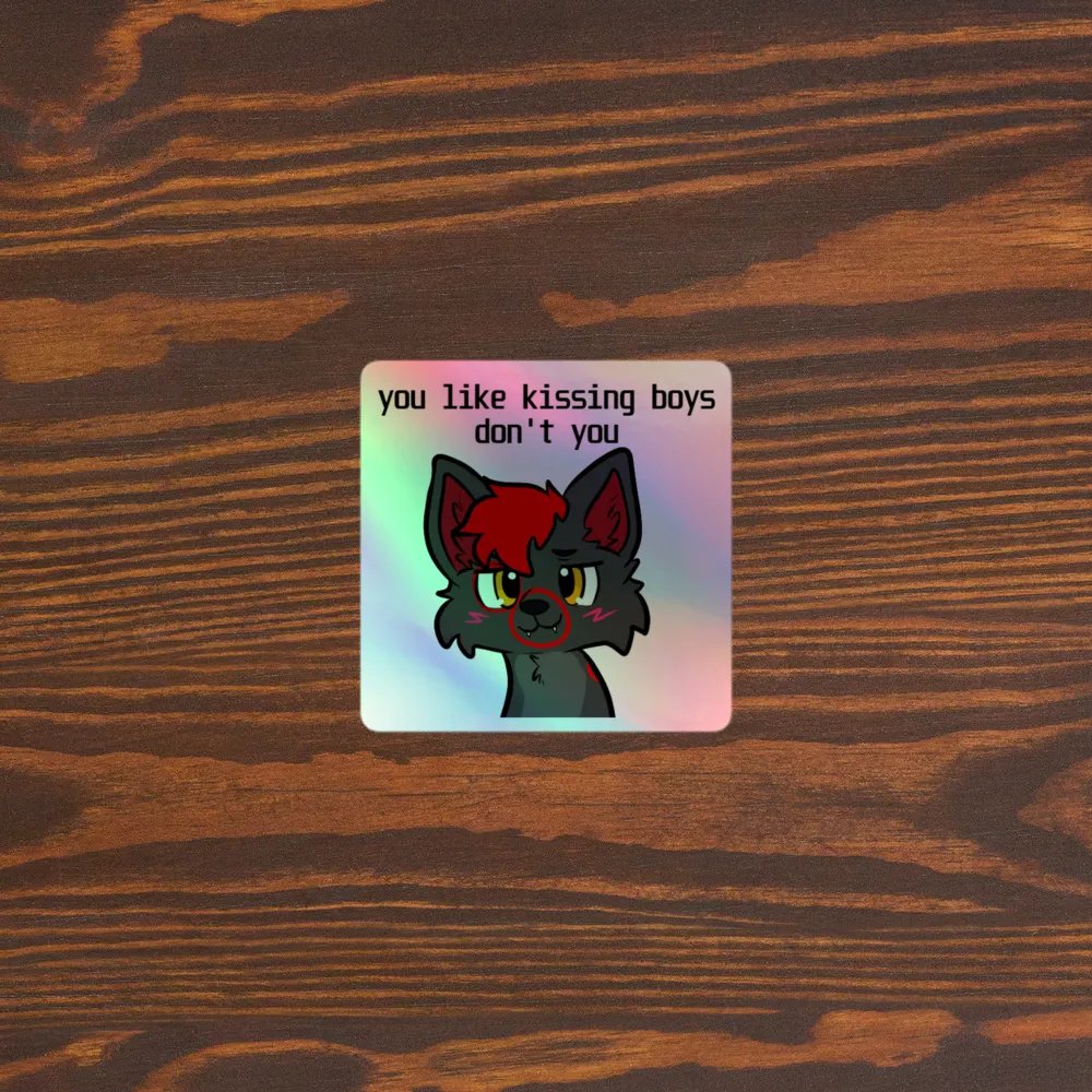 Fury Boykisser Holographic Sticker product image (5)